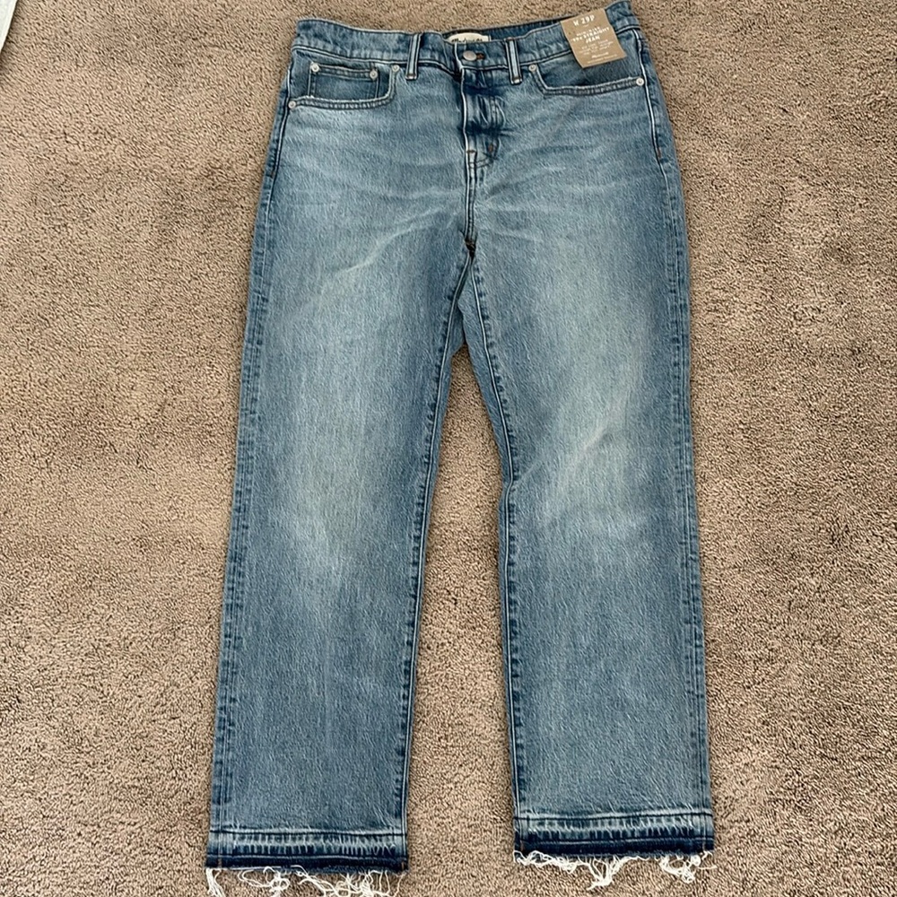 MadeWell Petite W 29 Mid Rise 90S Straight Jeans